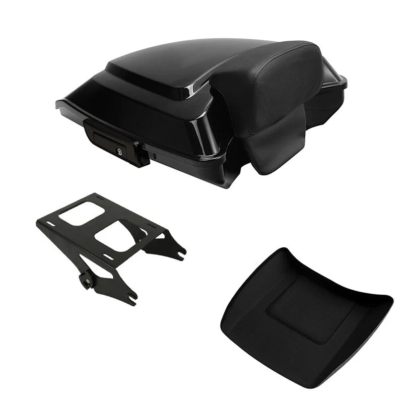 Razor Trunk Backrest Pad Mount Rack for Harley CVO Street Road Glide (2014–2026)