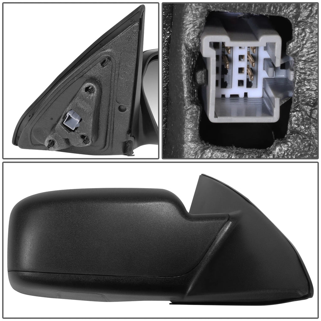 Power Heated Textured Cover Side Door Mirror for Ford Fusion (2011–2012)