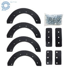 Set of 2 Rubber Paddles for Craftsman Murray Snow Blower (21")