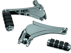 Kuryakyn Adjustable Passenger Pegs with ISO Small Pegs for Harley Touring (2010–2023)