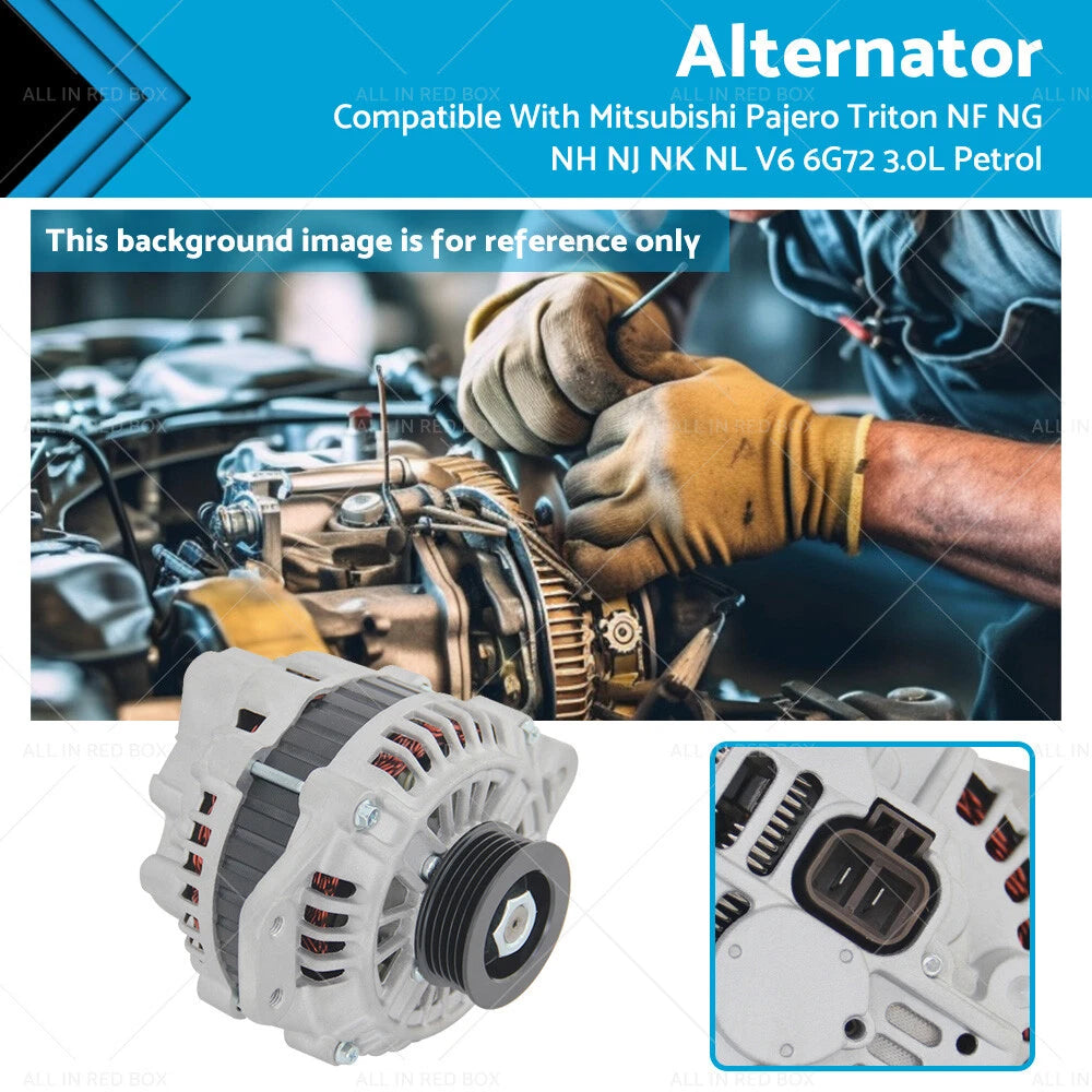 Alternator for Mitsubishi Pajero NF NG NH NJ NK NL V6 6G72 3.0L (1997–2006)