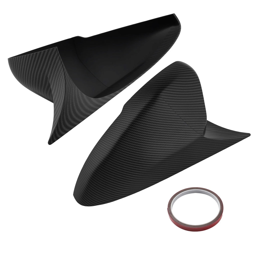 Set of 2 Rearview Mirror Caps for Honda Accord (2018–2022) Carbon Black ABS