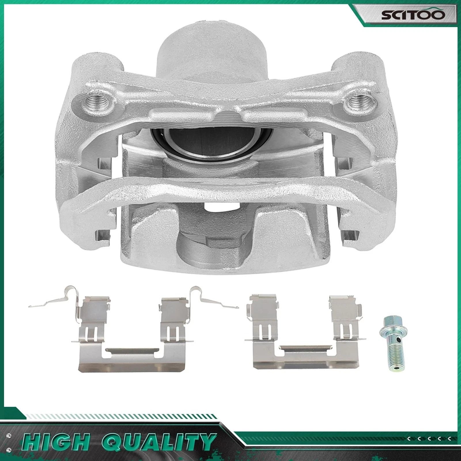 Front Right Brake Caliper with Bracket & Ceramic Pads for Nissan Sentra (2007–2012)