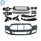 Front Bumper Cover & Grill for Ford Fusion (2013–2016) with Fog Light Covers