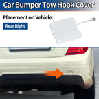 Rear Tow Hook Cover for Mercedes-Benz C-Class W204 2012-2015 White