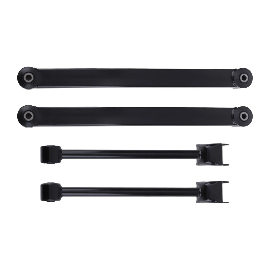 Set of 4 Front Lower & Upper Control Arms w/ Bushing for Jeep Wrangler JK (2007–2018)
