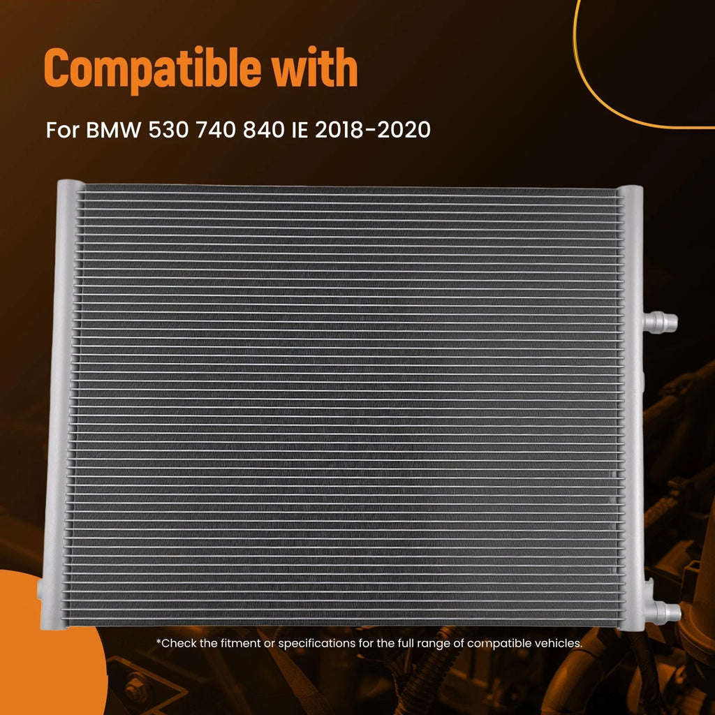 Aluminum Radiator for BMW 5 7 8 (2018–2020) MT Cross Flow