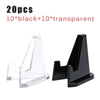 20X Plastic Coin Display Stands for Badges Challenge Coins