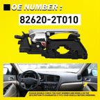 Chrome Black Interior Door Handle for Kia Optima (2011–2013) Front Right