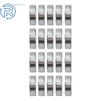 20Pcs 6203-2RS Ball Bearing for 17×40×12mm (Pre-Lubricated, Double Rubber Seals)