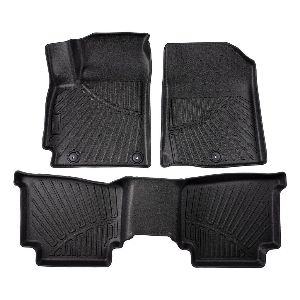 Set of 2 3D Floor Mats for Kia Seltos (2021–2023) Rubber TPE