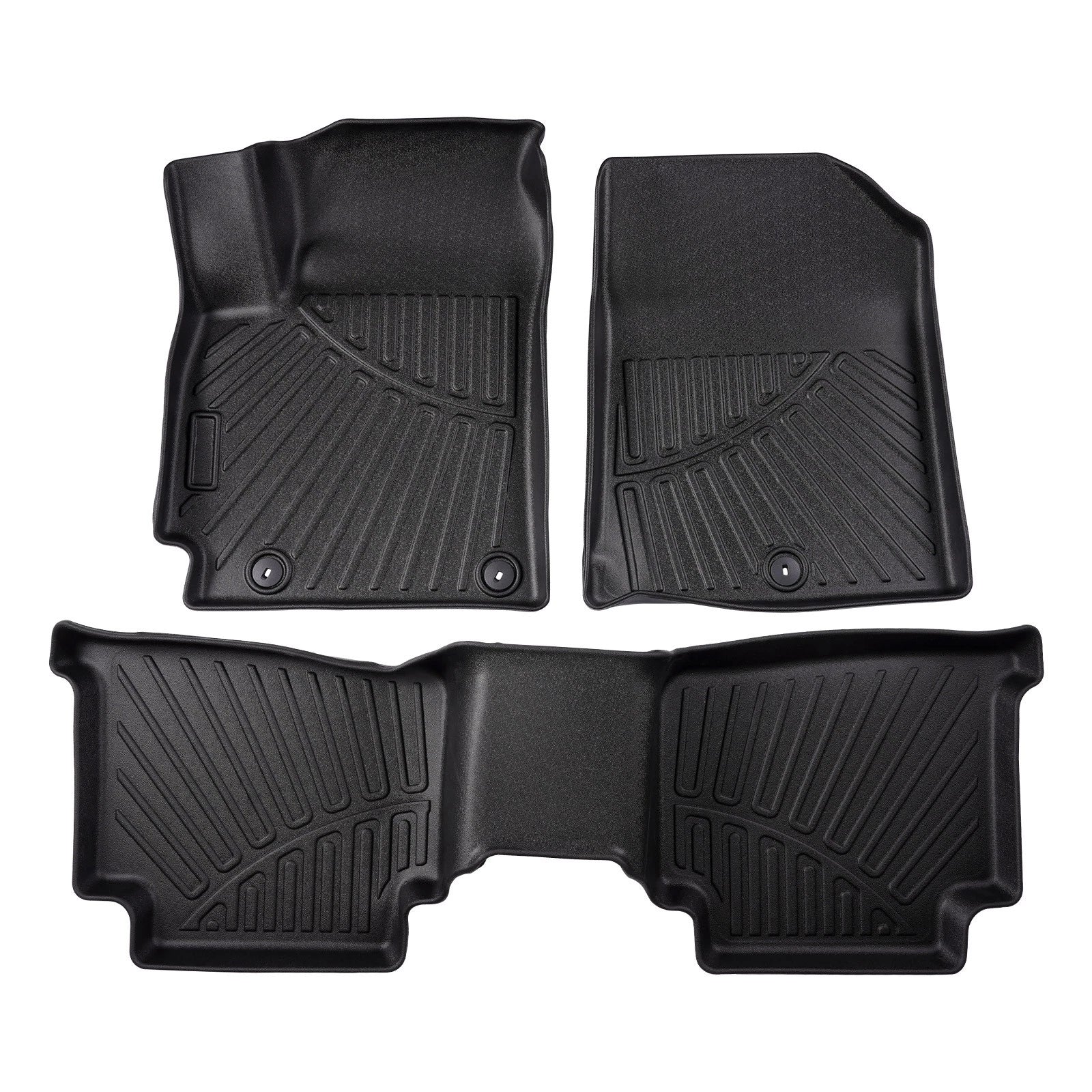 Set of 2 3D Floor Mats for Kia Seltos (2021–2023) Rubber TPE