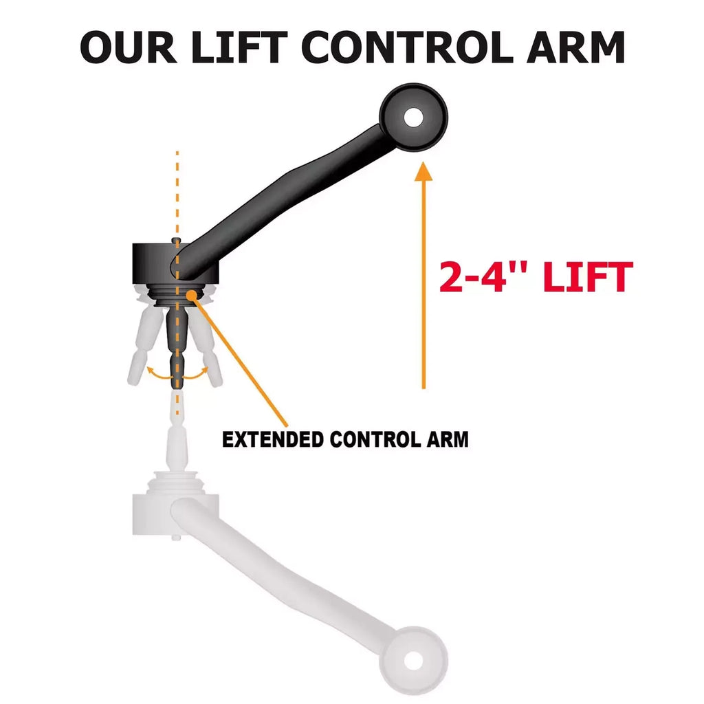 2-4" Lift Front Upper Control Arm w/ Ball Joints for Ford F150 (2009–2023)