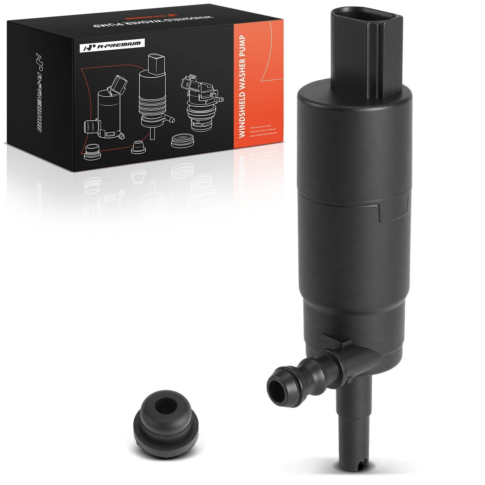 Windshield Washer Pump with Rubber Grommet for Kia Soul Sportage 