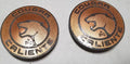 Set of 2 Gold Cougar Caliente Emblems for Mercury Cougar (1991–1997)