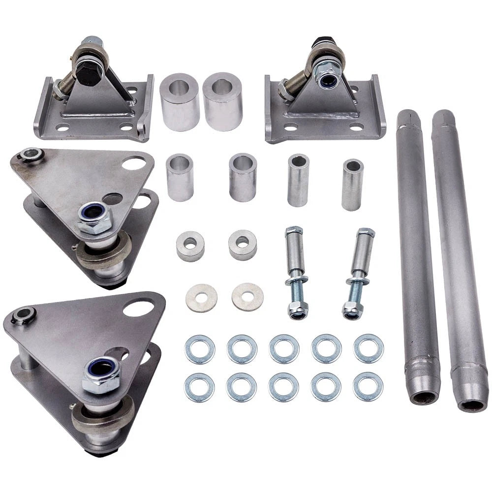 Traction Bars Kit for Plymouth Valiant (1960–1966) Tie Plates, Shock Mounts