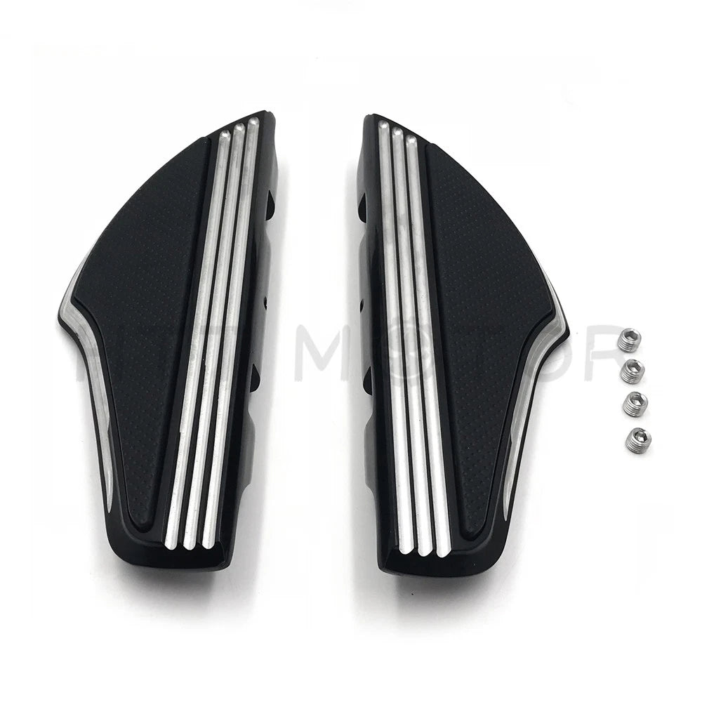 Shark Fin Passenger Footboard for Harley Softail Slim Fat Boy Road King (2014–2023)