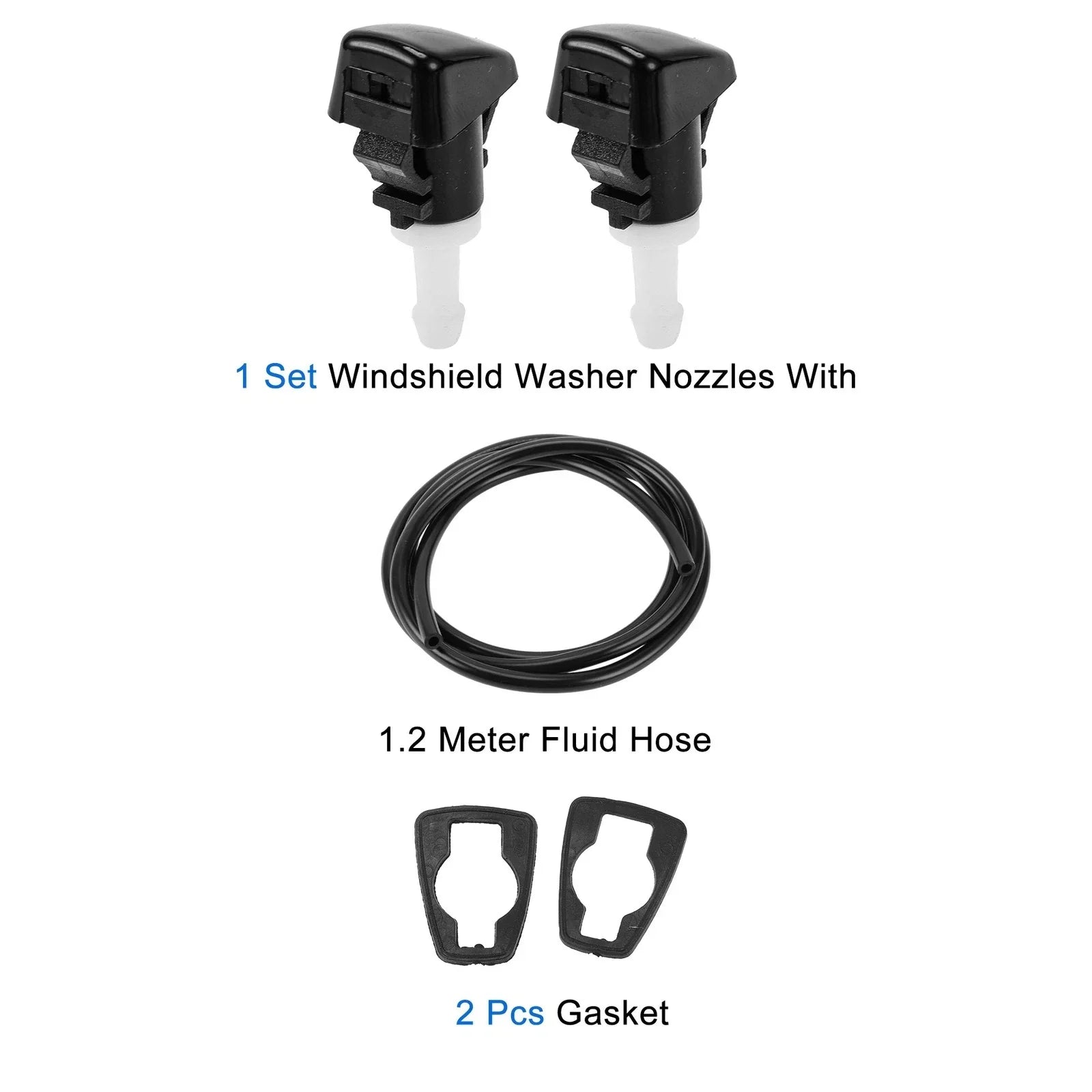 Windshield Washer Nozzle & Fluid Hose for Dodge Grand Caravan (2008-2020)