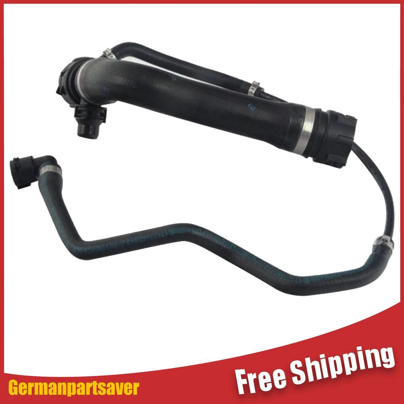 Upper Radiator Coolant Hose with Vent Hose for BMW E60 E61 535i (2007–2010)