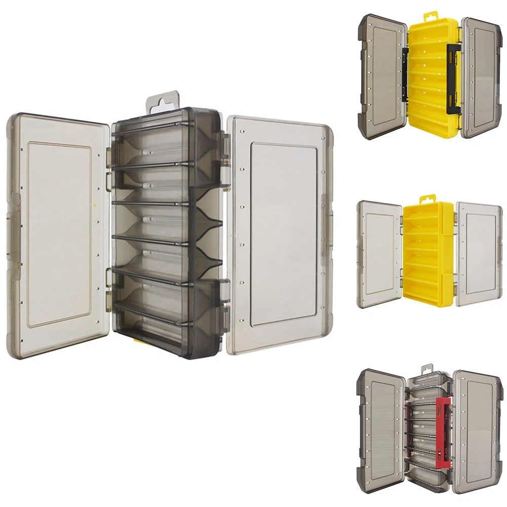 Fishing Tackle Box Storage for Fishing Accessories (12/14 Compartments)