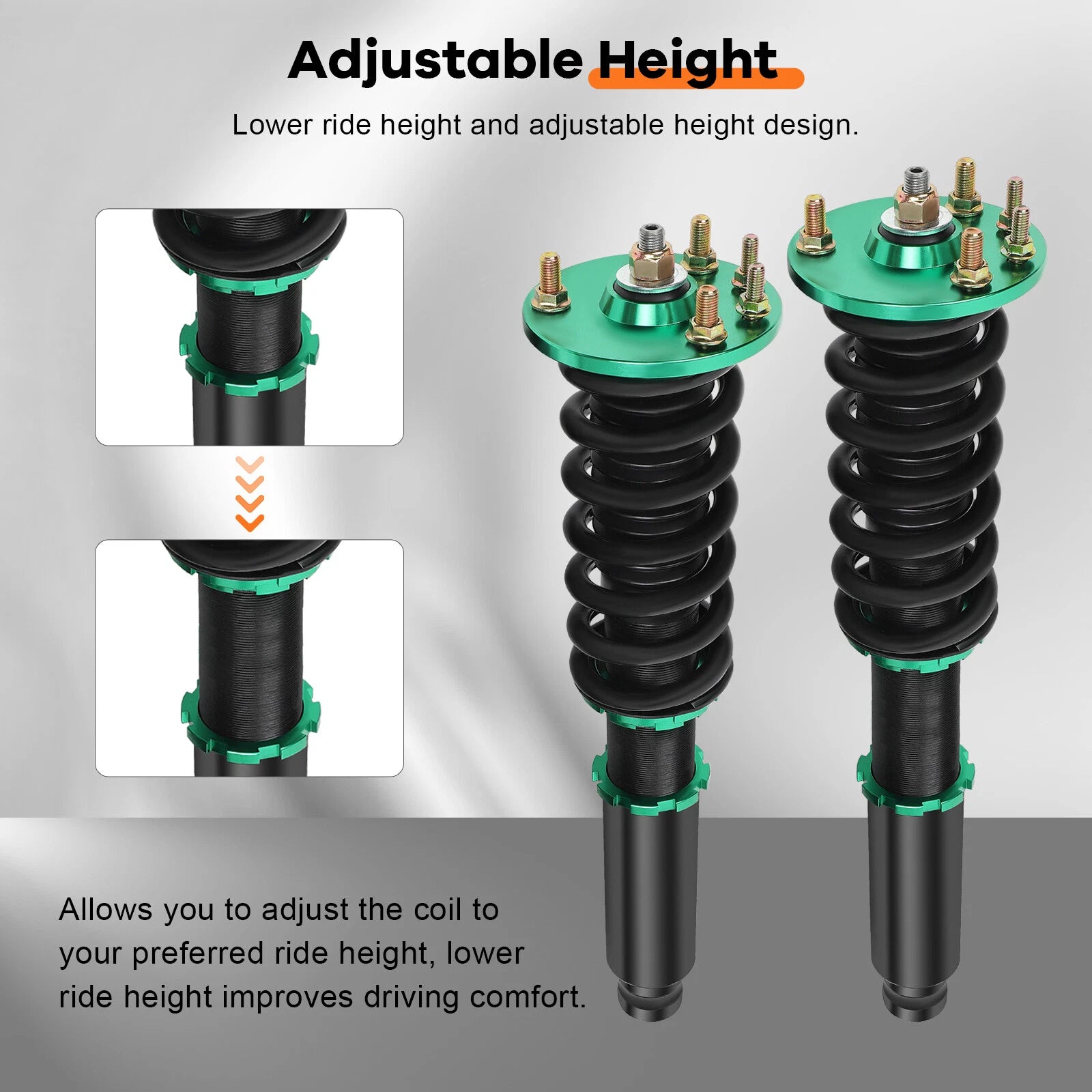 Coilovers for Honda Accord (2003-2007) Adjustable Height