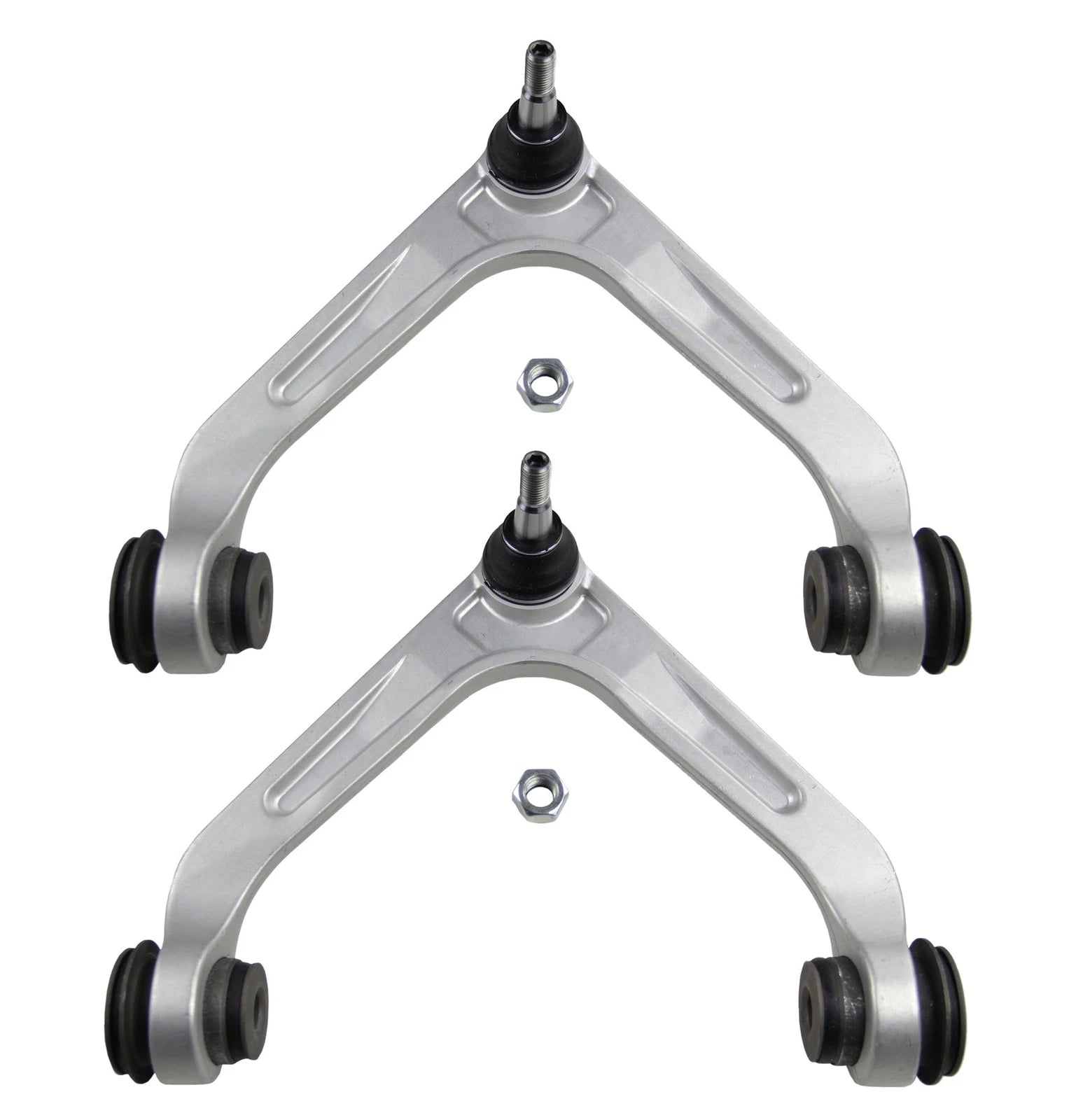 Set of 2 Front Upper Control Arm Ball Joint Assemblies for Dodge Ram 3500 (2003–2018)