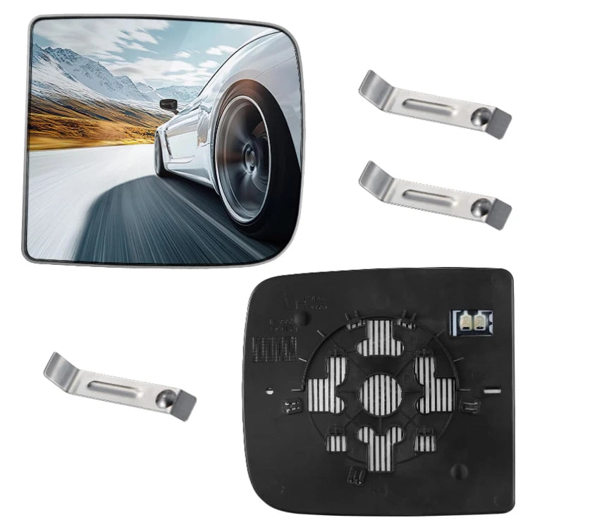 LH Power Heated Towing Mirror Glass for Dodge Ram 1500 2500 3500 (2010–2022)