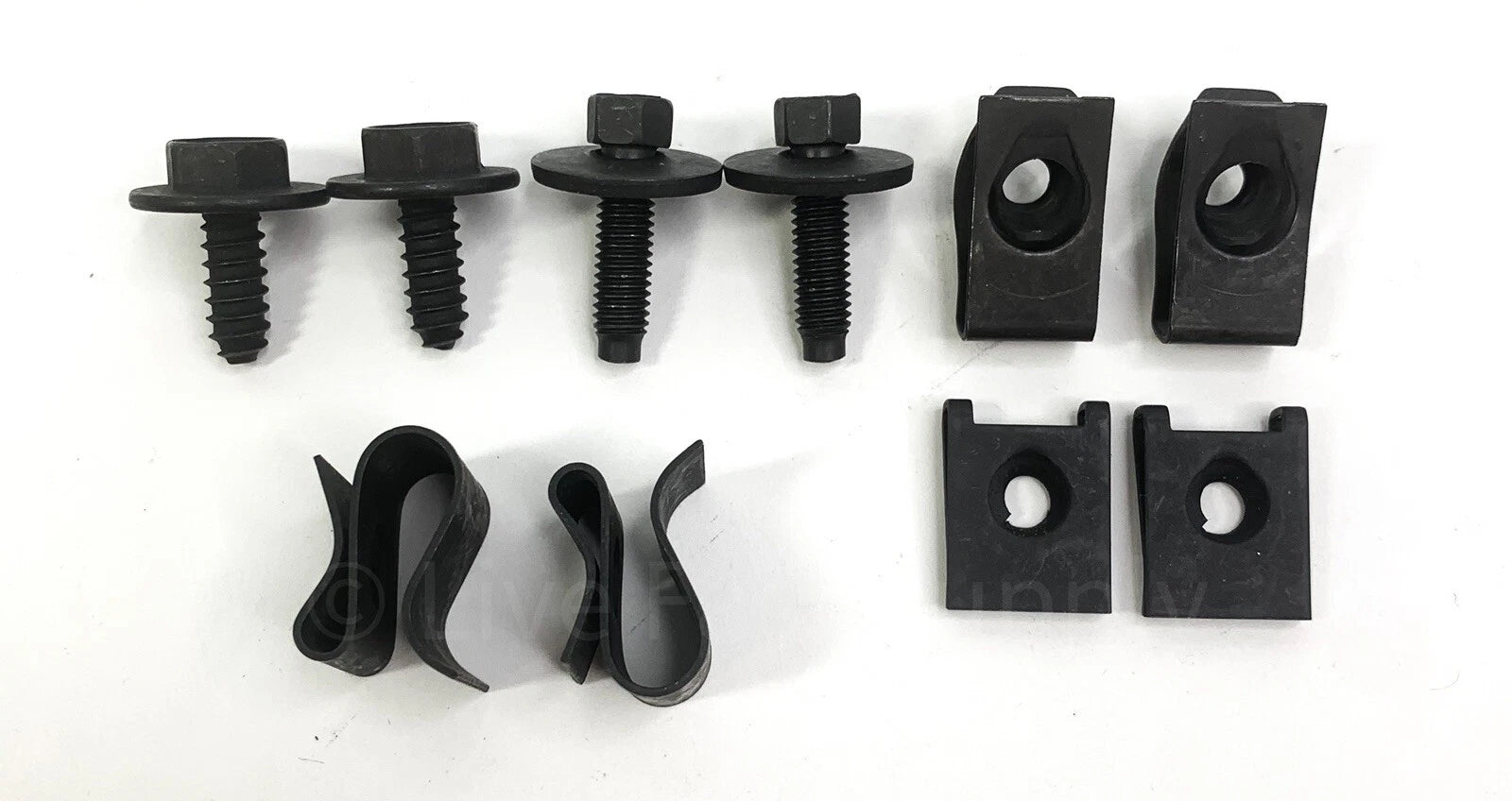 Fan Shroud Mounting Hardware Screw Clip Kit for 1986-1993 Ford Mustang 5.0L
