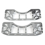 CNC Front Floorboards for Harley Touring Dyna FLD (2014-2023) - Chrome Pair