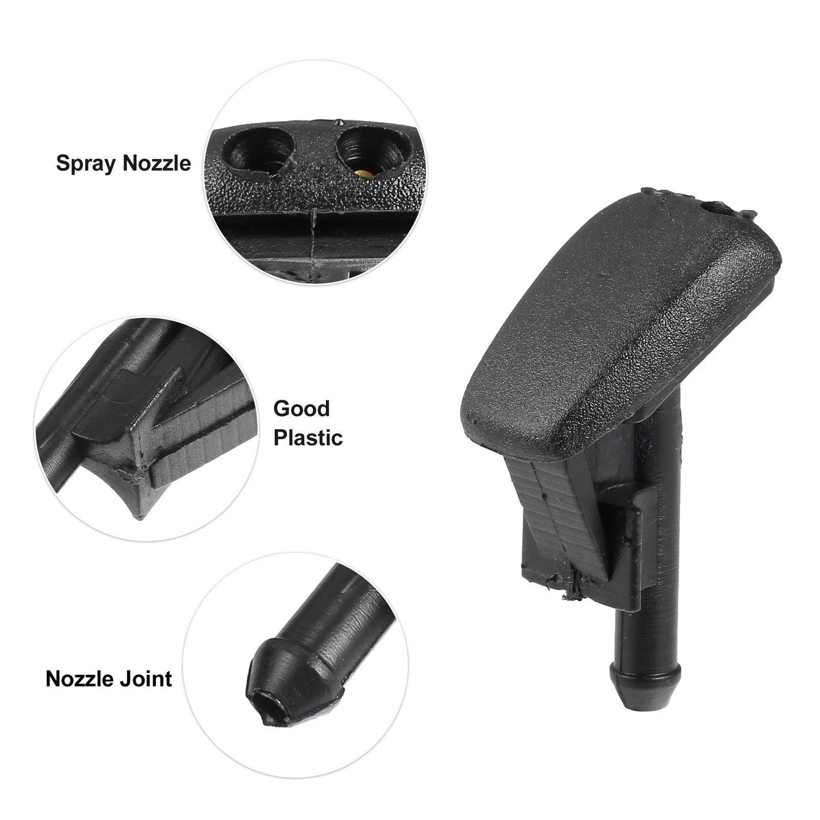Set of 2 Windshield Washer Nozzles for BMW 318i (1992–1998) No. 61601384859