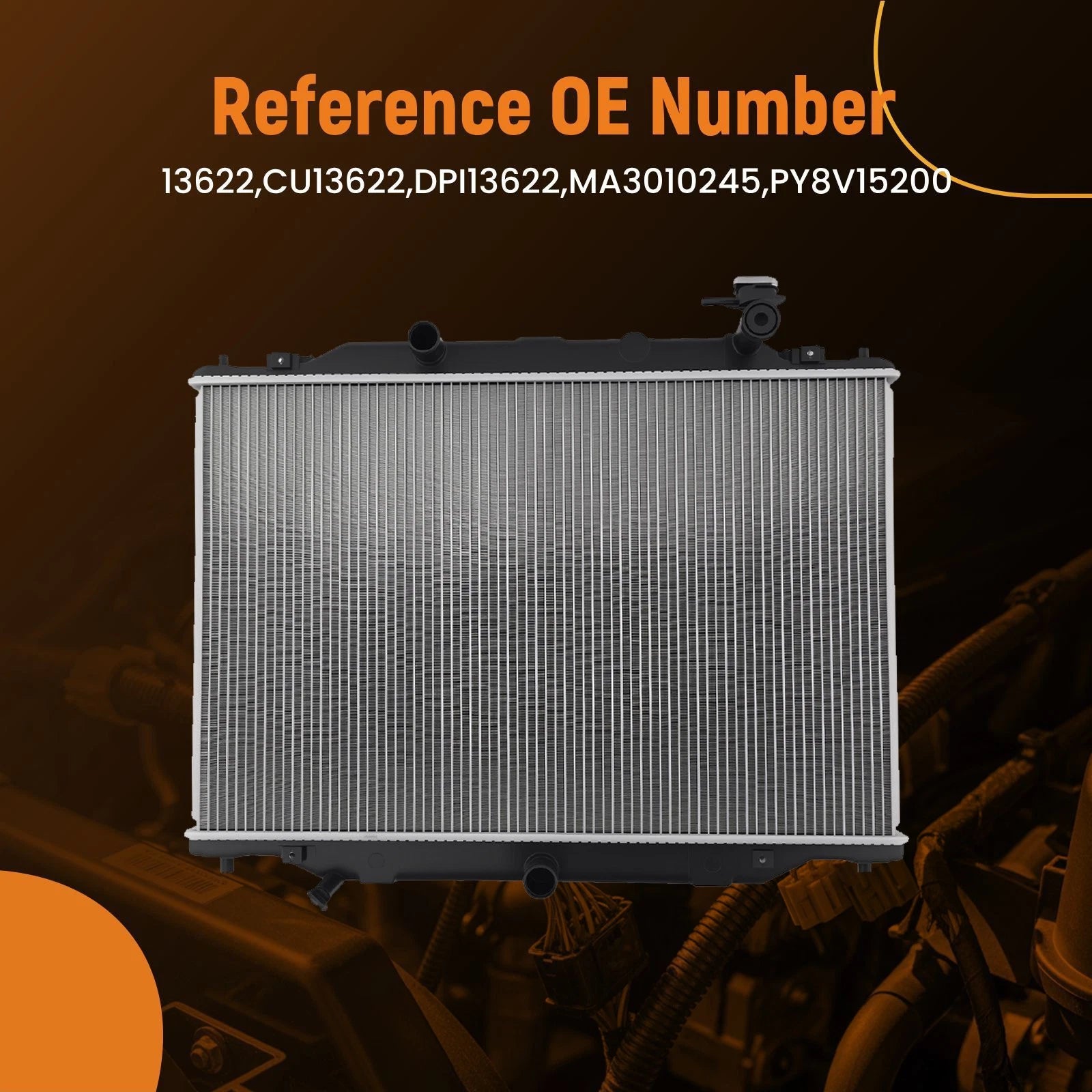 Radiator for Mazda CX-9 2.5L (2016–2023) Aluminum Core