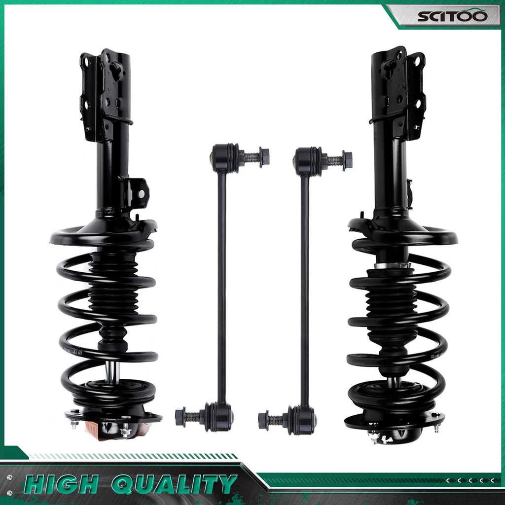 Front Strut with Coil Spring & Sway Bar Link for Pontiac G6 (2005–2010) & Saturn Aura (2007–2009)