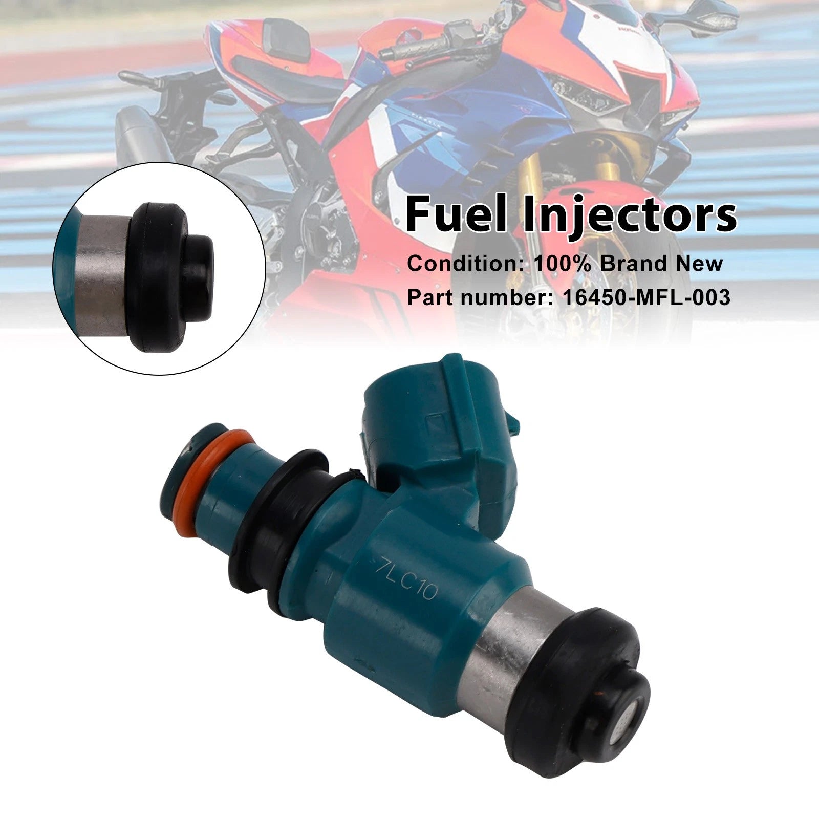Fuel Injectors 16450-MFL-003 for Honda CBR1000RR (2008–2023), VFR1200F (2010–2017)