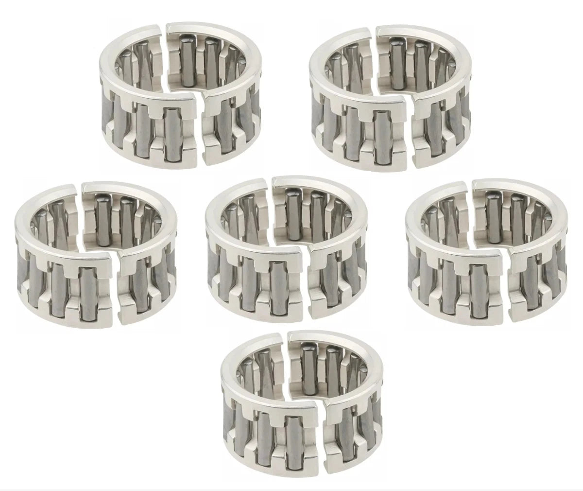 Set of 6 Lower Rod Split Bearings for Yamaha Outboards 48/55/75/85/90 hp (N/A)