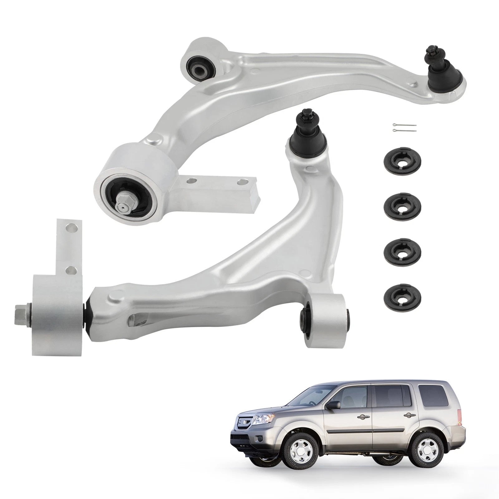 Front Lower Suspension Control Arms with Ball Joints for Honda Pilot (2009–2015)