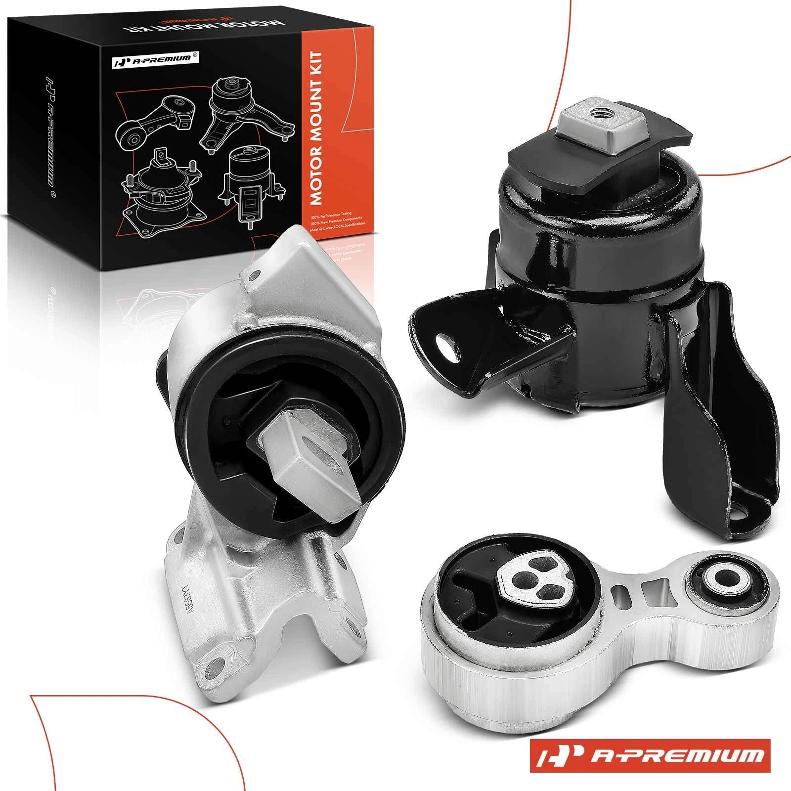 3X Engine and Transmission Mounts for Ford Fusion (2006–2012)