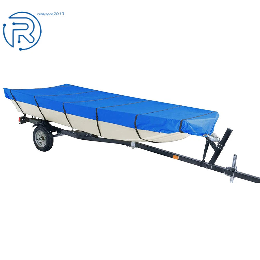 Boat Cover for Jon Boat (12ft, Beam Width Up to 56 inch)