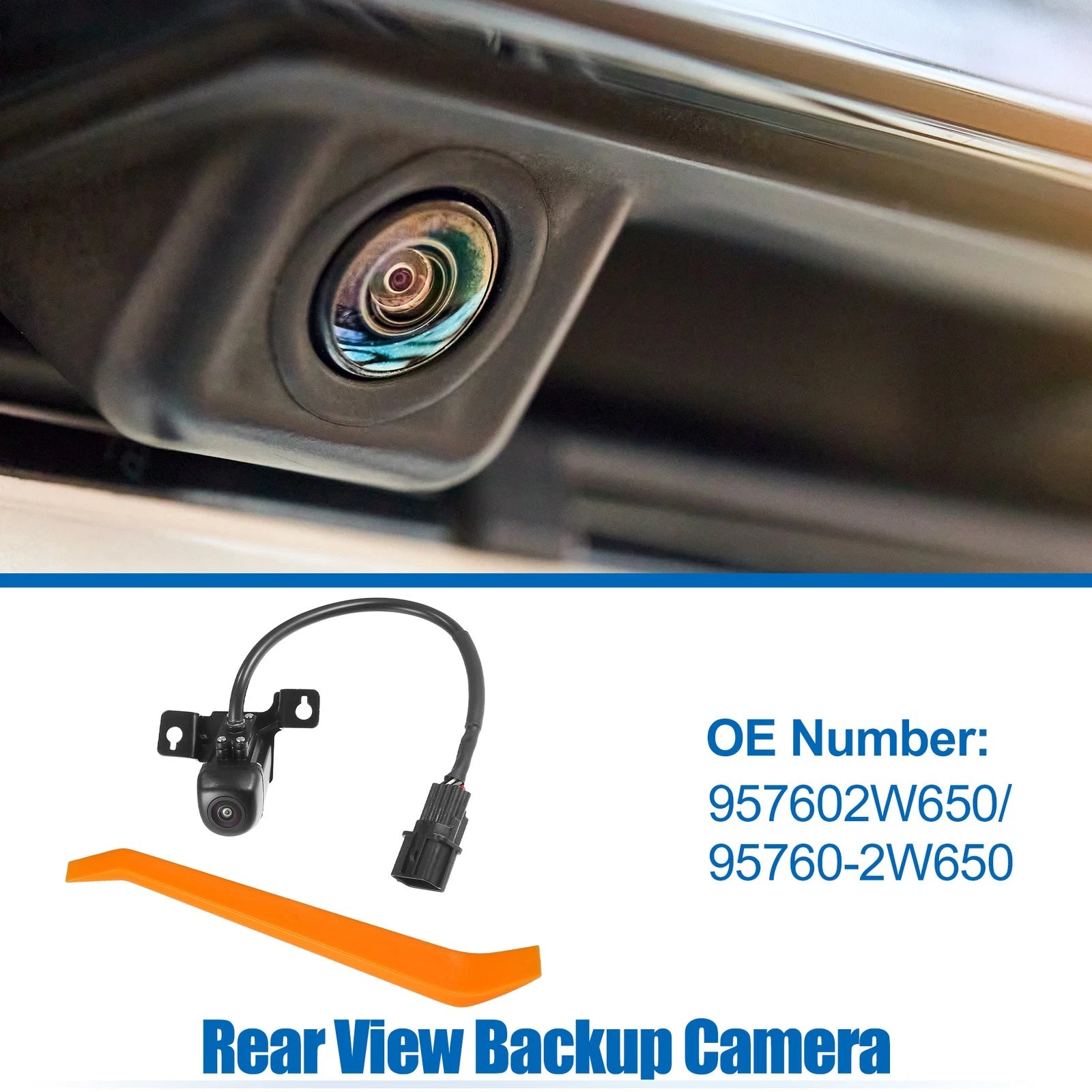 Set of 1 Rear View Backup Reverse Camera for Hyundai Santa Fe Sport (2013–2018) No.957602W650
