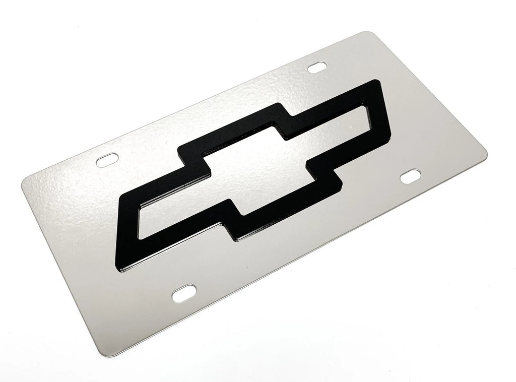 License Plate Frame Premium Stainless Chrome for Chevrolet Bowtie (2000–2025)