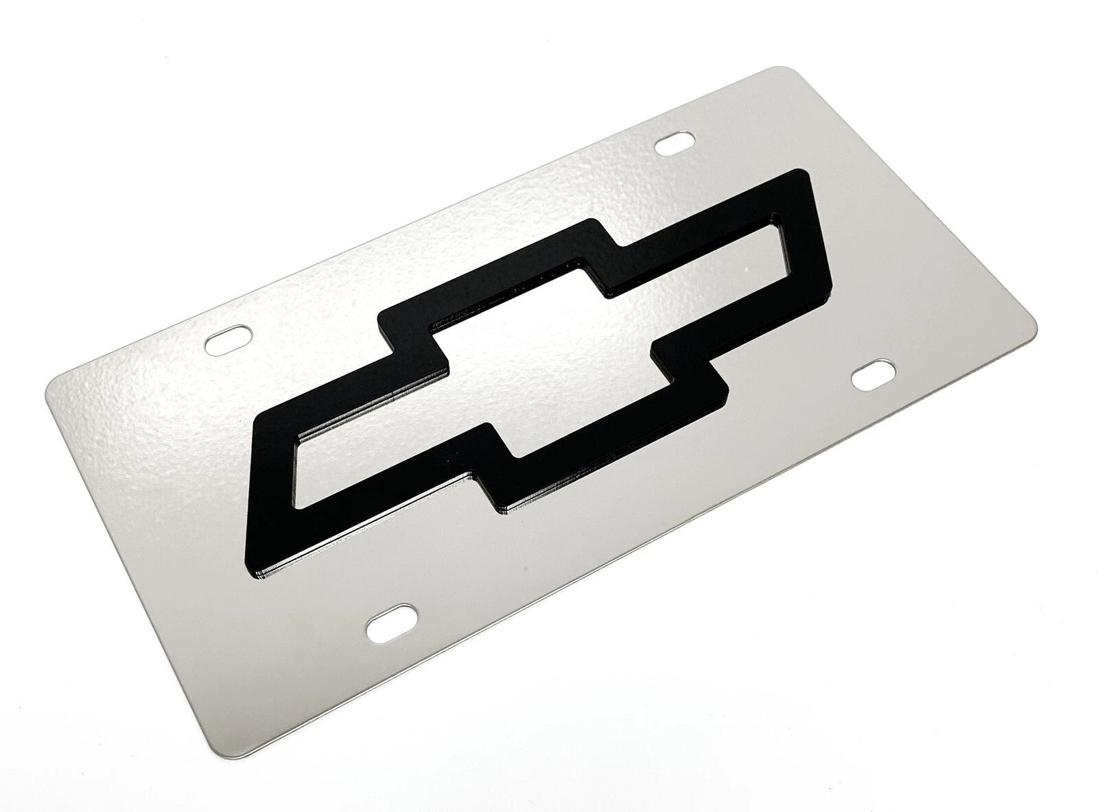License Plate Frame Premium Stainless Chrome for Chevrolet Bowtie (2000–2025)