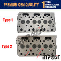 D722 Cylinder Head with Head Gasket Kit for Kubota Bobcat 316 320 322 (–)