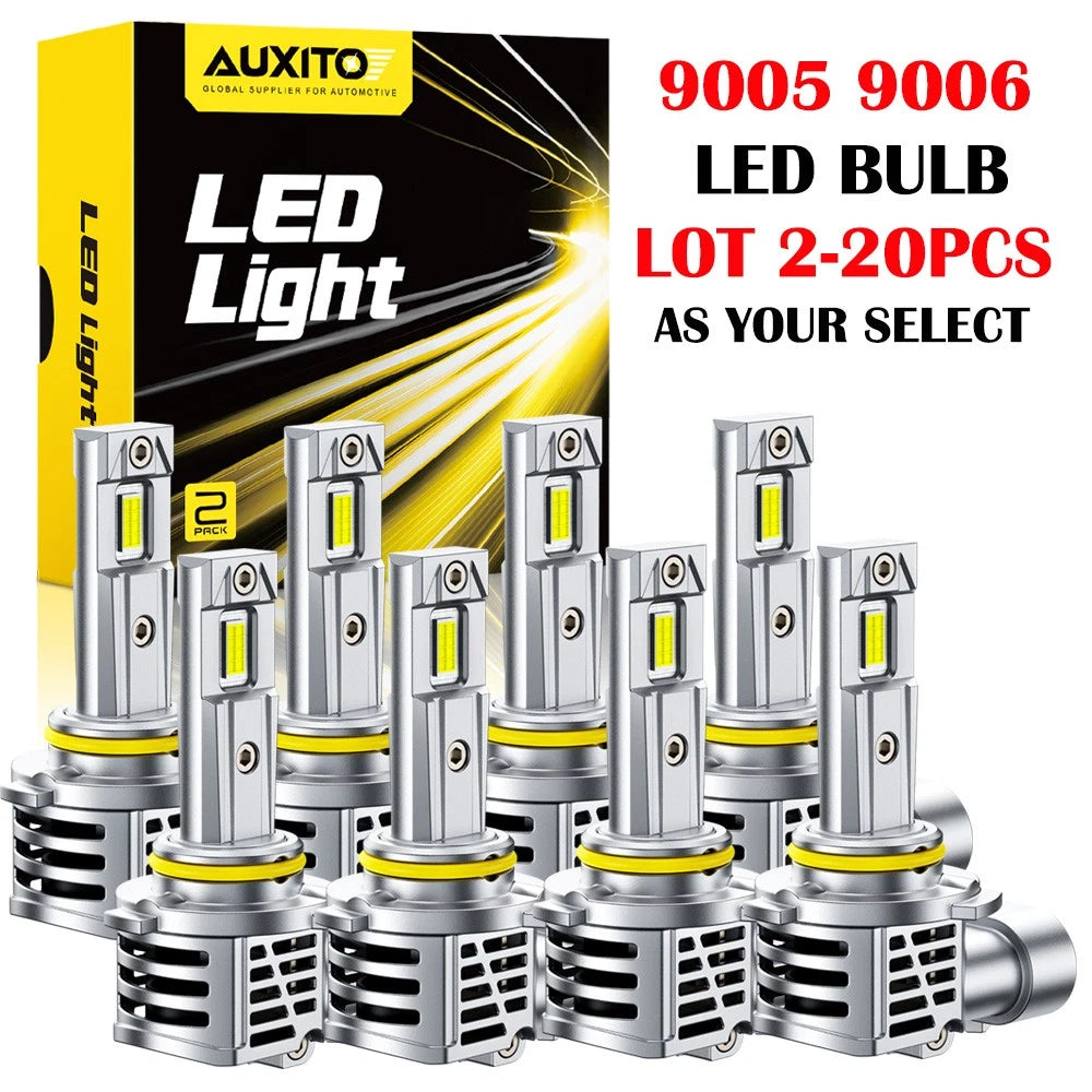Set of 4 LED Headlight Fog Light Bulbs for Make Model