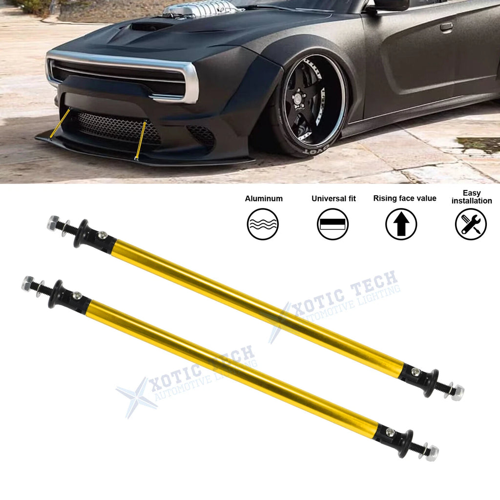 2Pcs Front Bumper Splitter Strut Rod for Dodge Challenger Charger (2015–2023)