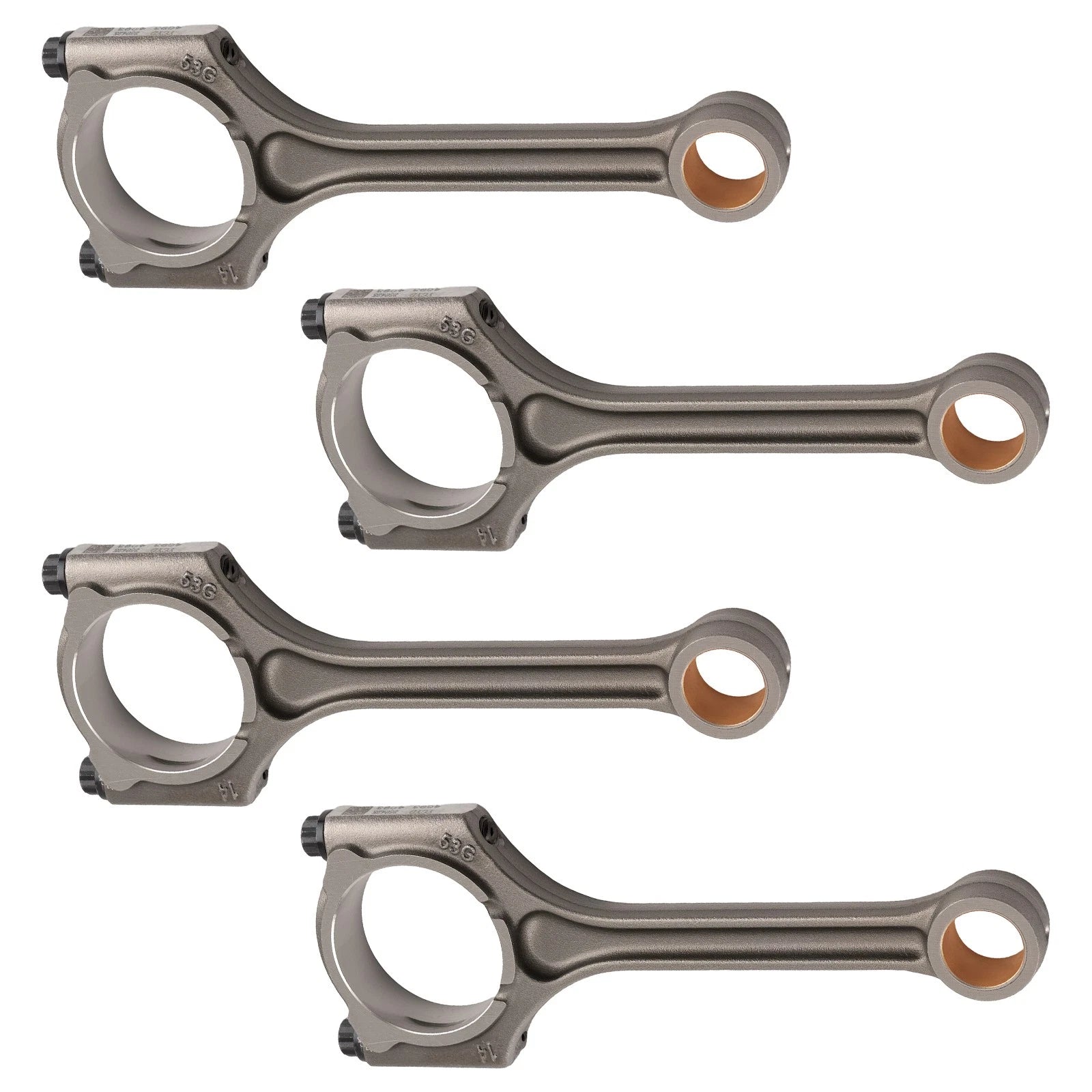Set of 4 Connecting Rods 23510-2E001 for Kia Soul Forte5 Optima Hyundai Elantra 2.0L