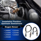 Set of 2 Upstream Downstream Oxygen Sensors for Toyota Camry (2003–2011)