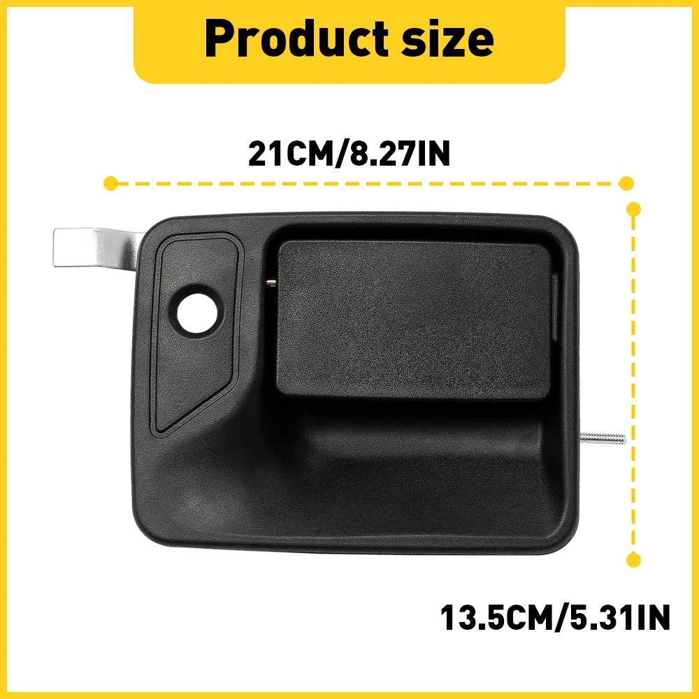 Front Exterior Door Handle for Ford F-250-F-550 Super Duty (1999–2016) Black