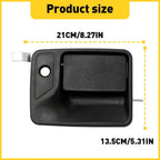 Front Exterior Door Handle for Ford F-250-F-550 Super Duty (1999–2016) Black