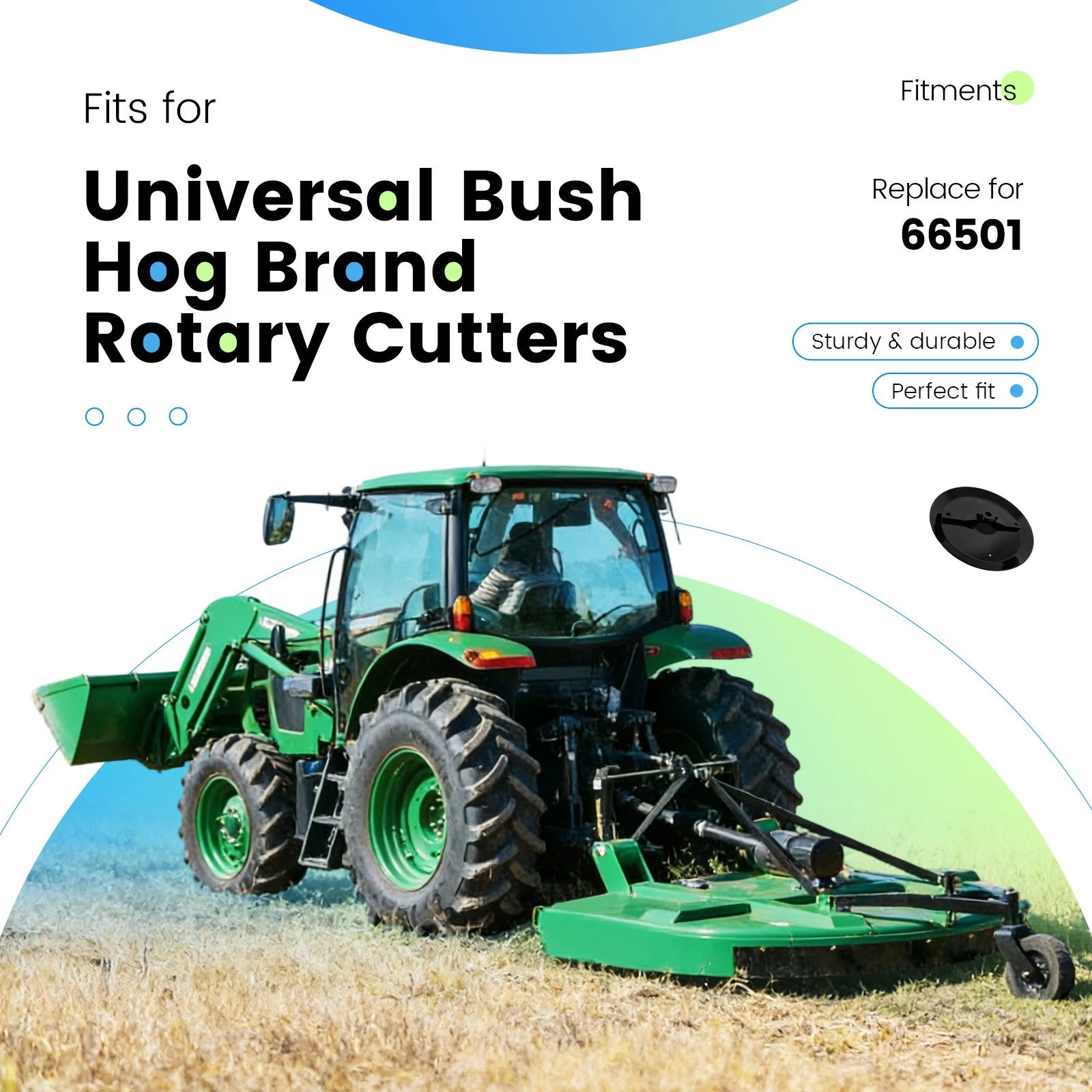 75HP Blade Pan Stump Jumper for Bush Hog Rotary Cutters