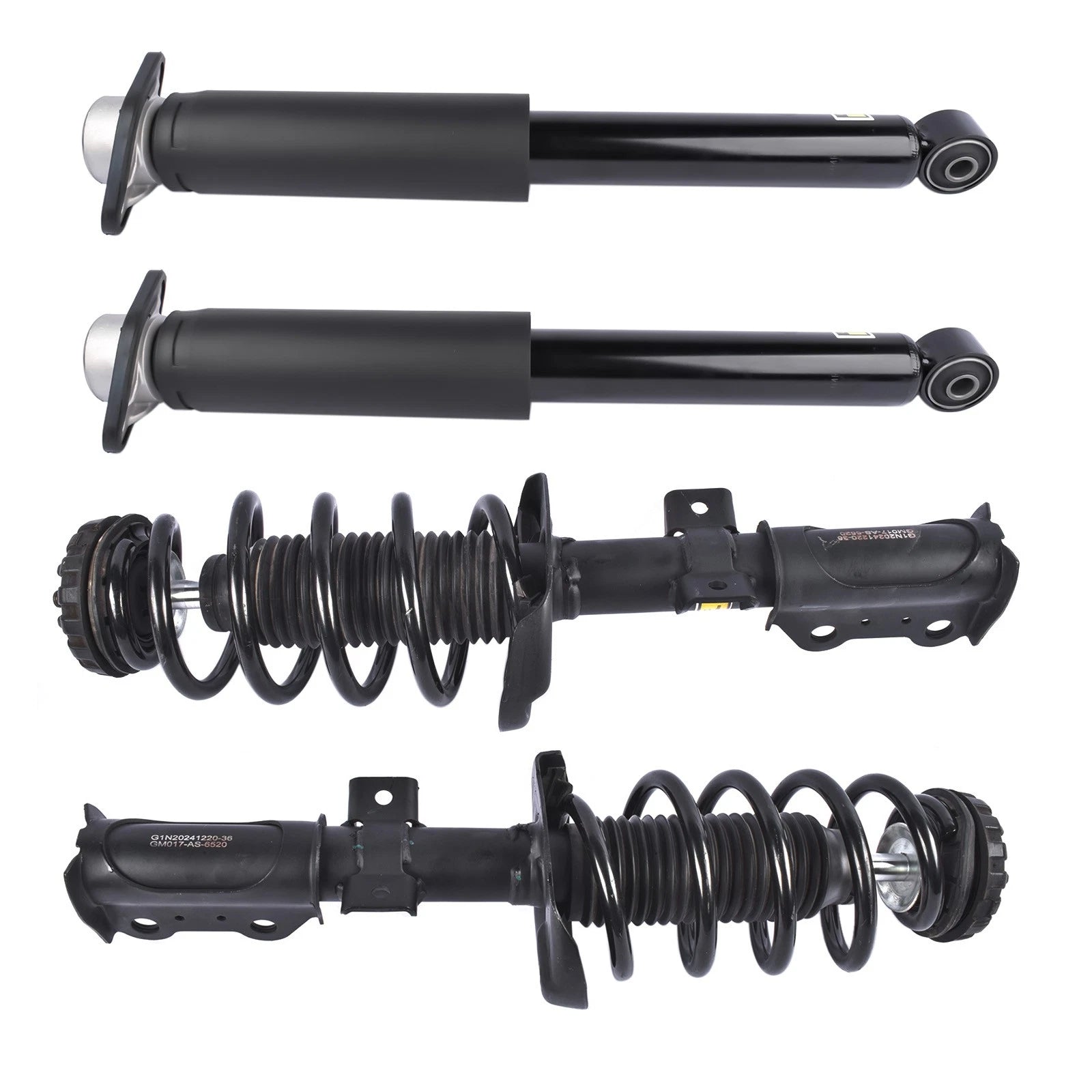 Set of 4 Strut & Spring Assemblies + Rear Shock Absorbers for Cadillac SRX (2004–2016)