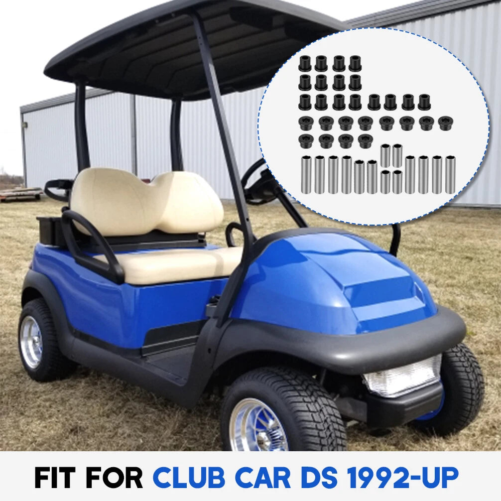 Club Car DS Bushings Kit for Front Rear Leaf Spring & Upper A Arm (All Years)